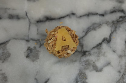 Monogram Fire Starter – Eco-Friendly Personalized Initial Design, Pine and Beeswax Blend