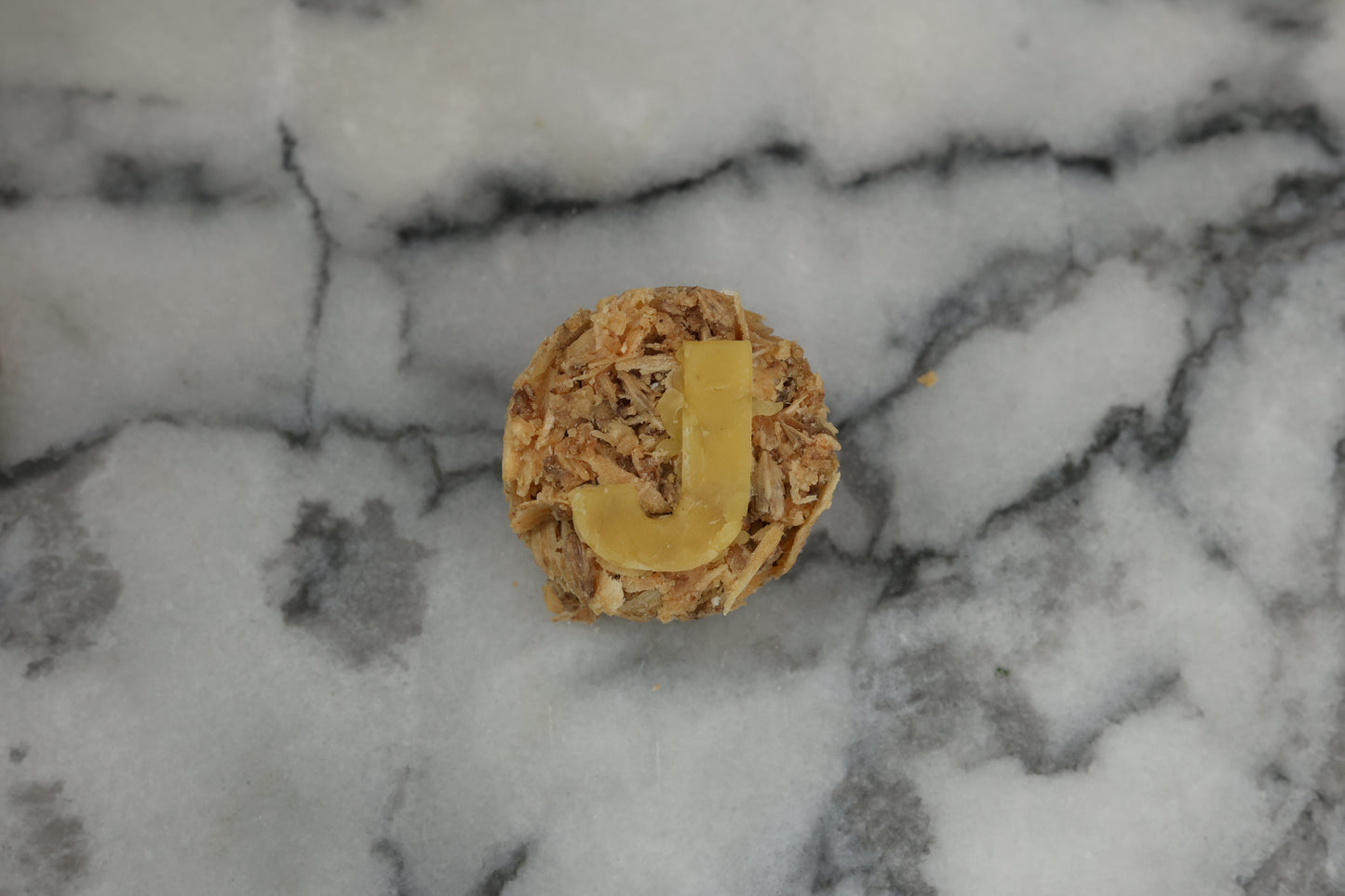 Monogram Fire Starter – Eco-Friendly Personalized Initial Design, Pine and Beeswax Blend