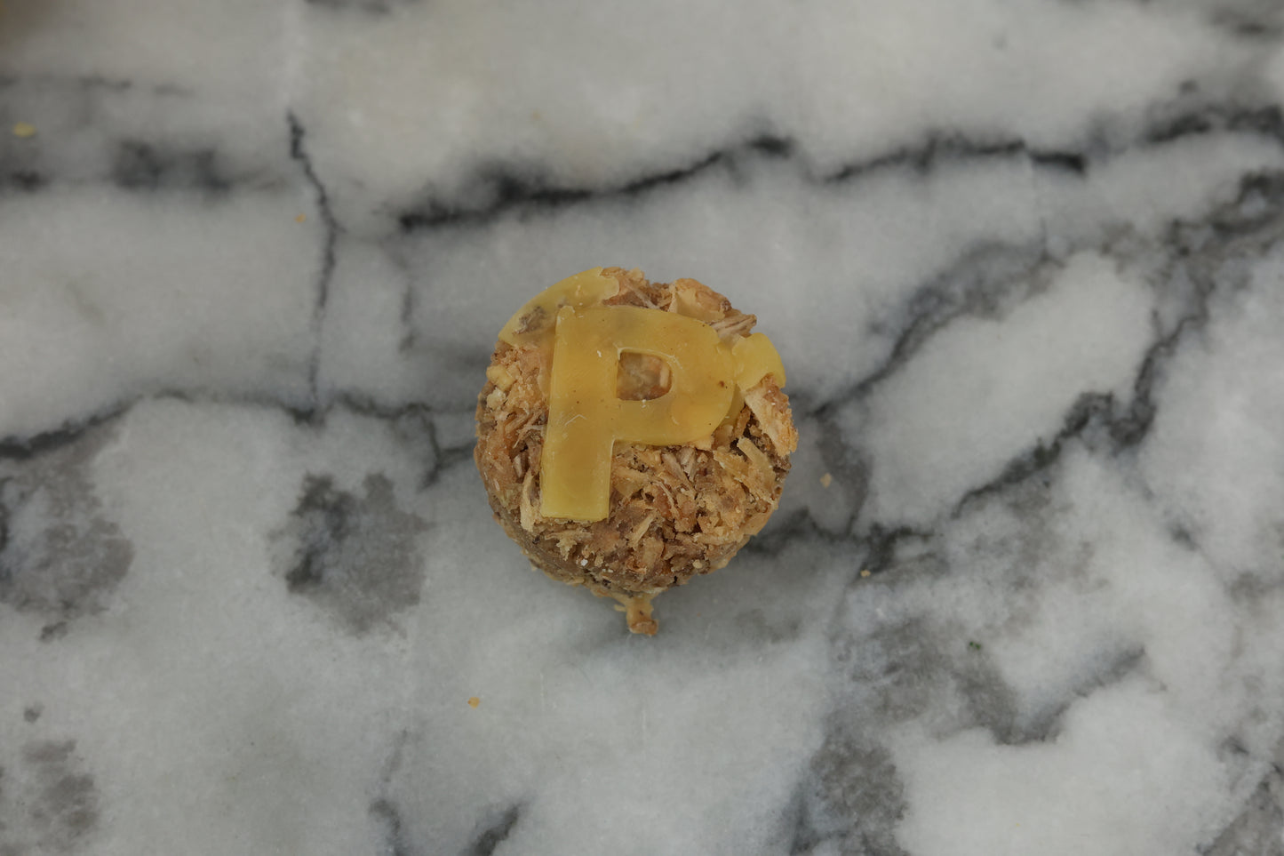 Monogram Fire Starter – Eco-Friendly Personalized Initial Design, Pine and Beeswax Blend